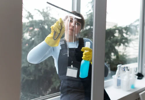 Nettoyage de vitres intérieures et extérieures à Sussac